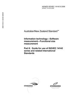 AS/NZS ISO/IEC 14143.6 PDF