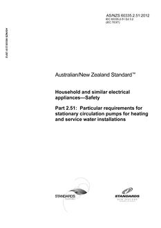 AS/NZS 60335.2.51:2012 PDF