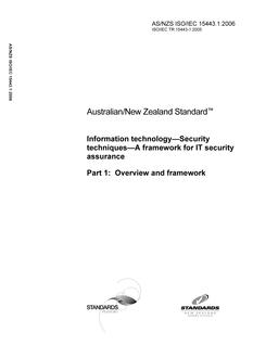 AS/NZS ISO/IEC 15443.1 PDF