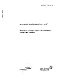 AS/NZS 3112 PDF