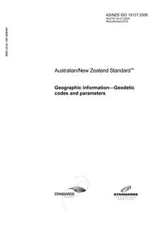 AS/NZS ISO 19127:2006 PDF