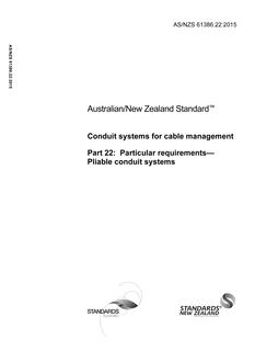 AS/NZS 61386.22:2015 PDF