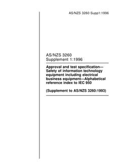 AS/NZS 3260 SUPP 1 PDF