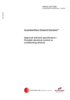 AS/NZS 3197:1993 PDF