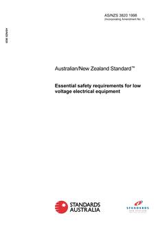 AS/NZS 3820:1998 PDF