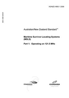 AS/NZS 4869.1 PDF