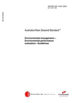 AS/NZS ISO 14031 PDF