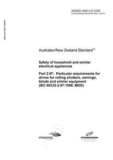 AS/NZS 3350.2.97:2000 PDF