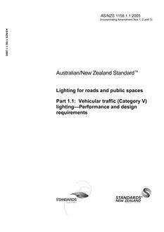 AS/NZS 1158.1.1:2005 PDF