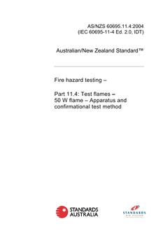 AS/NZS 60695.11.4 PDF