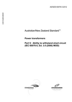 AS/NZS 60076.5 PDF