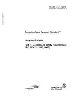 AS/NZS 61347.1 PDF