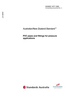 AS/NZS 1477:1999 PDF