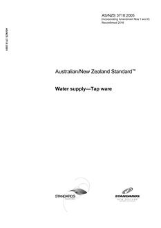 AS/NZS 3718:2005 PDF