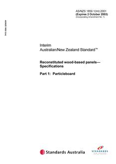 AS/NZS 1859.1(INT):2001 PDF