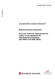 AS/NZS 3200.2.43:2002 PDF