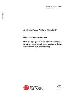 AS/NZS 1337.5:2004 PDF