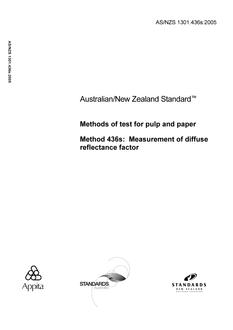 AS/NZS 1301.436S:2005 PDF