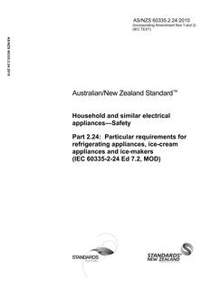 AS/NZS 60335.2.24:2010 PDF