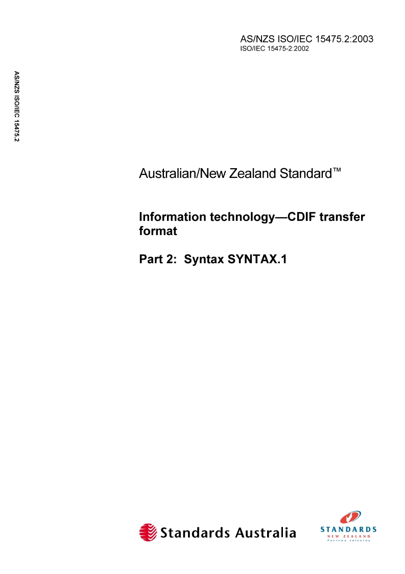 AS/NZS ISO/IEC 15475.2 PDF