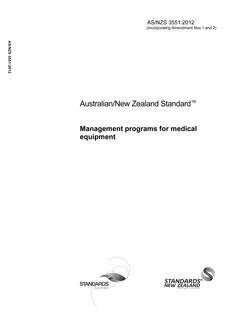 AS/NZS 3551 PDF