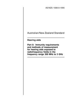 AS/NZS 1088.9 PDF