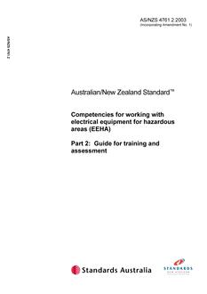 AS/NZS 4761.2:2003 PDF