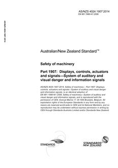 AS/NZS 4024.1907 PDF