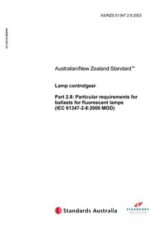 AS/NZS 61347.2.8 PDF