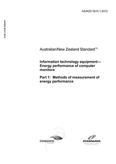 AS/NZS 5815.1 PDF