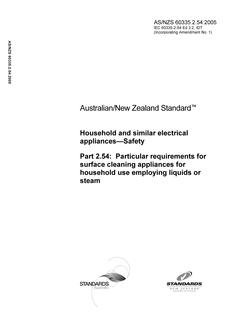 AS/NZS 60335.2.54:2005 PDF