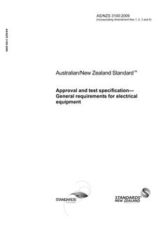 AS/NZS 3100:2009 PDF