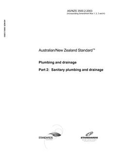 AS/NZS 3500.2:2003 PDF