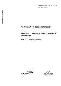 AS/NZS ISO/IEC 15476.3 PDF