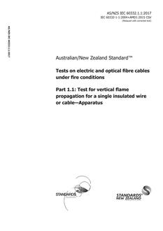 AS/NZS IEC 60332.1.1 PDF