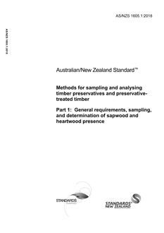 AS/NZS 1605.1:2018 PDF