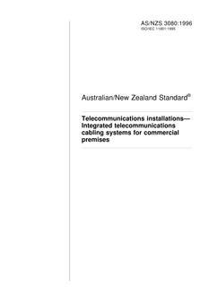 AS/NZS 3080:1996 PDF