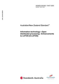 AS/NZS ISO/IEC 15437 PDF