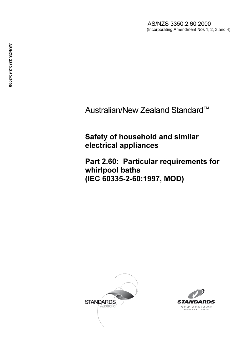 AS/NZS 3350.2.60:2000 PDF