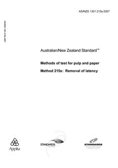 AS/NZS 1301.215S:2007 PDF