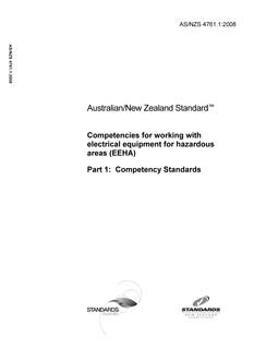 AS/NZS 4761.1:2008 PDF