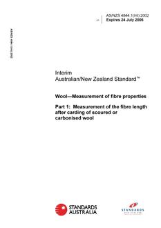 AS/NZS 4844.1(INT) PDF