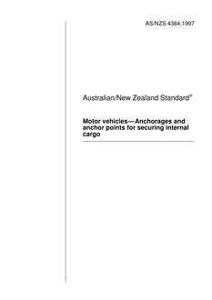 AS/NZS 4384 PDF