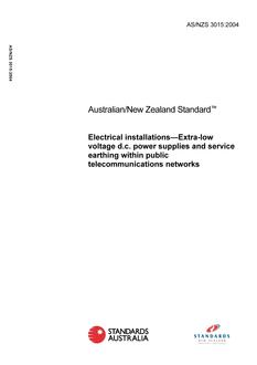 AS/NZS 3015:2004 PDF