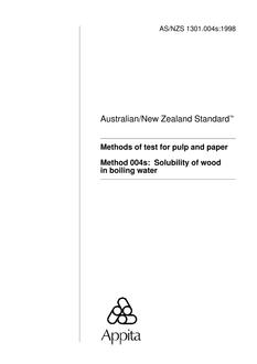 AS/NZS 1301.004S:1998 PDF