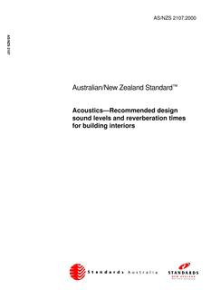 AS/NZS 2107:2000 PDF