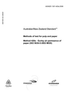 AS/NZS 1301.420S:2006 PDF