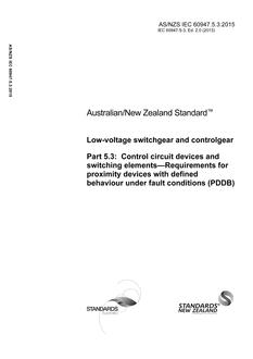 AS/NZS IEC 60947.5.3 PDF