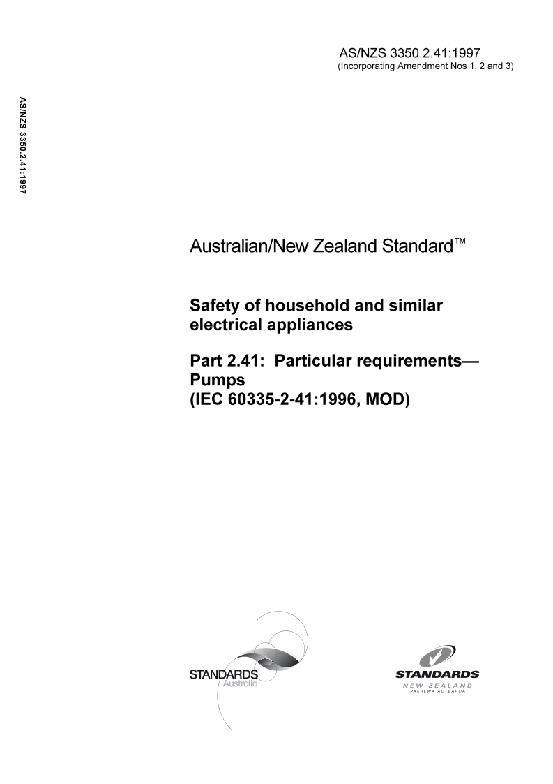 AS/NZS 3350.2.41:1997 PDF