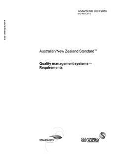 AS/NZS ISO 9001 PDF